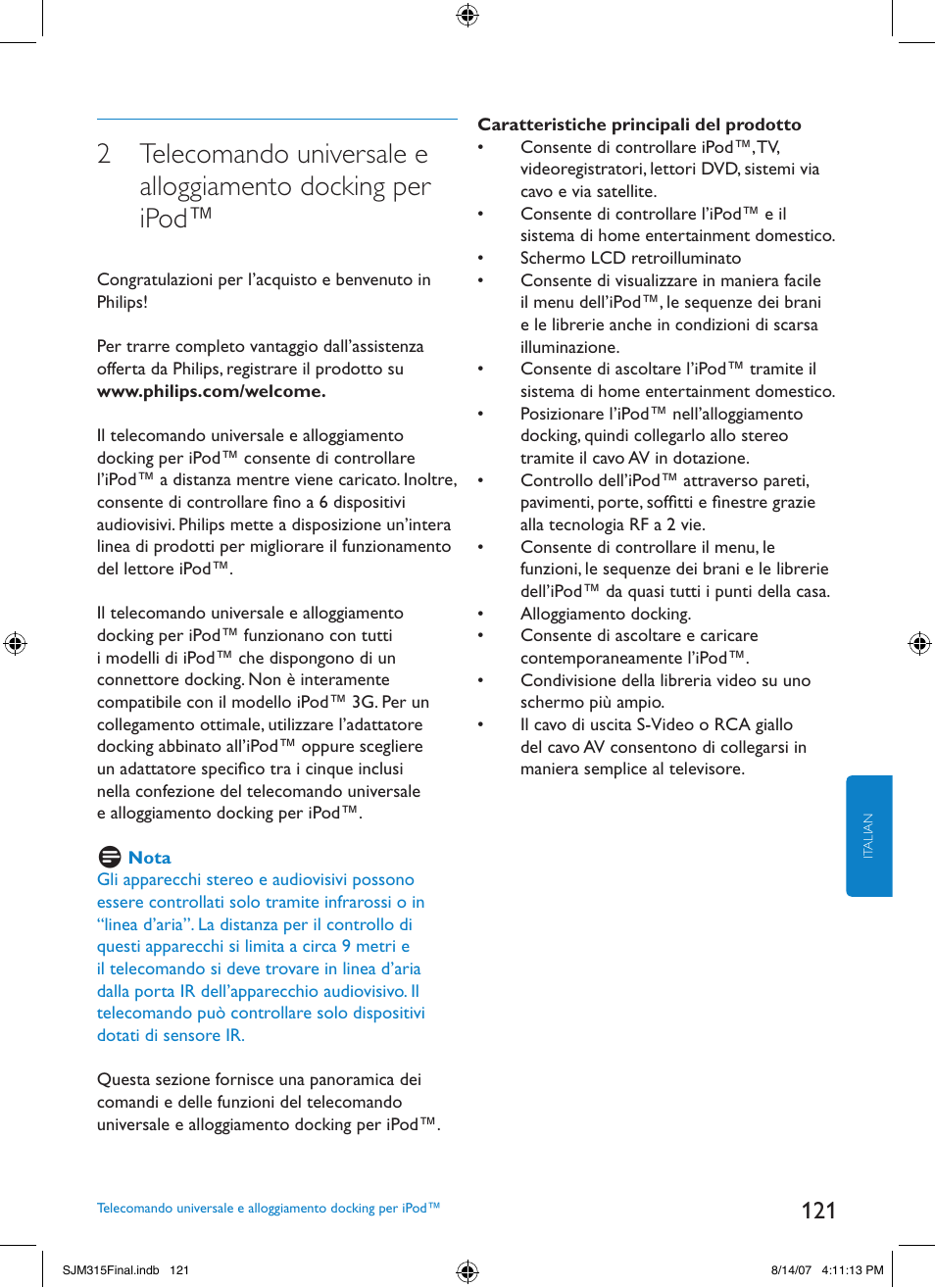 Philips SJM3151 User Manual | Page 121 / 325