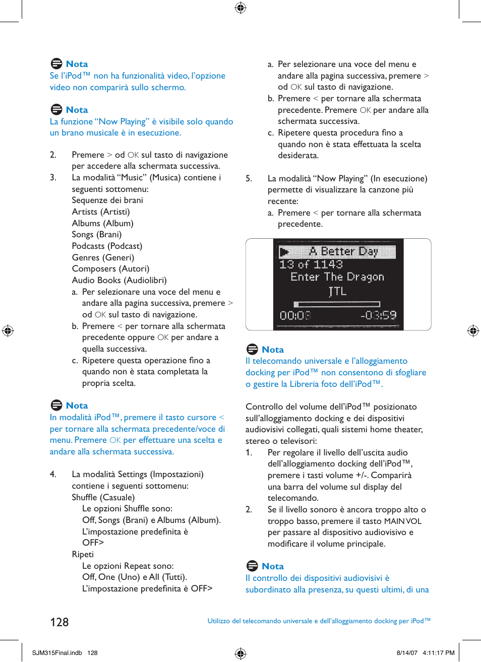 Philips SJM3151 User Manual | Page 128 / 325