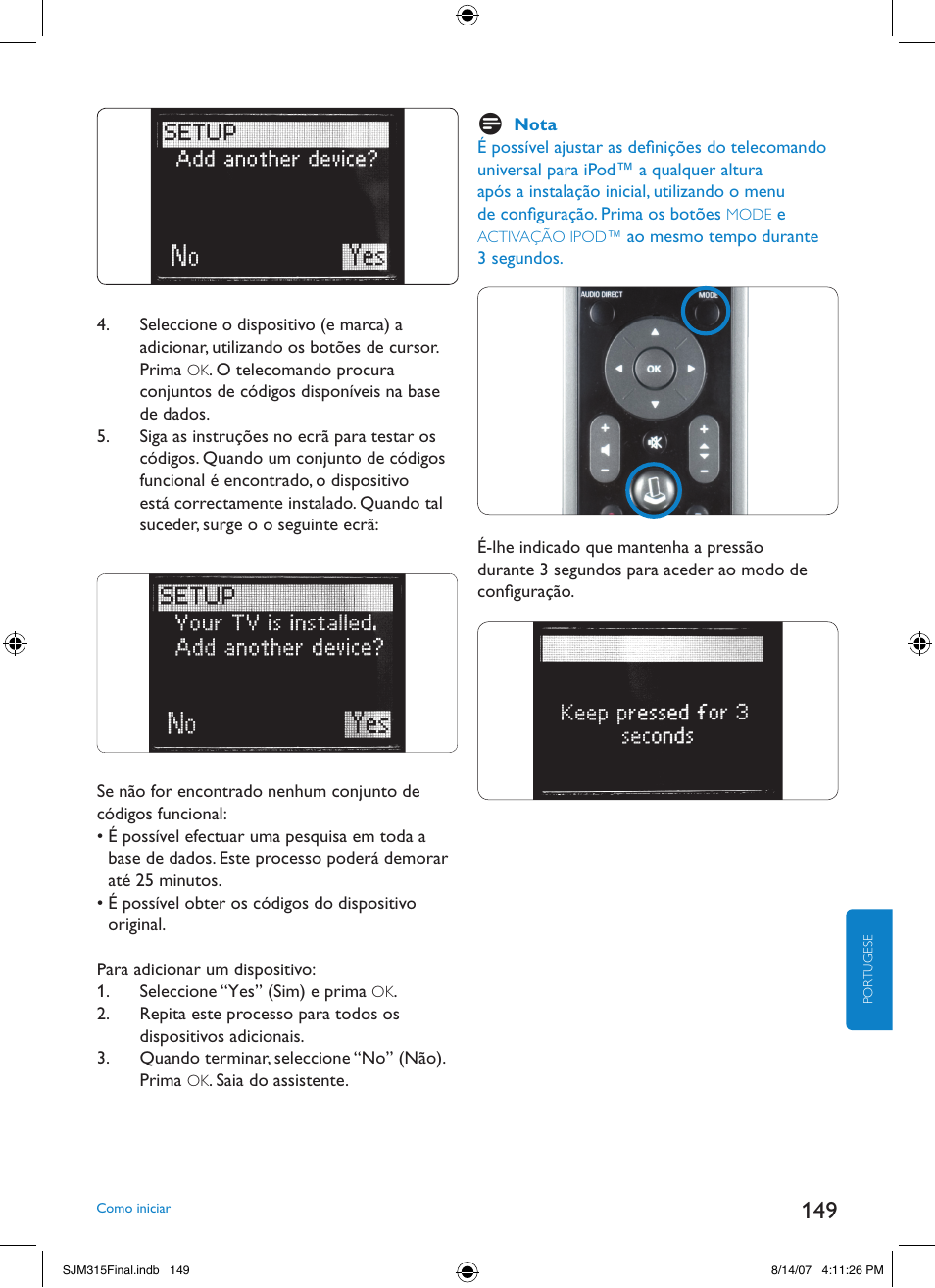 Philips SJM3151 User Manual | Page 149 / 325