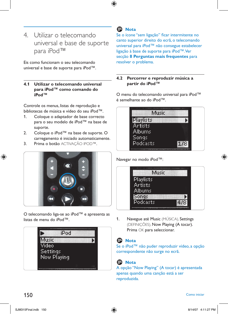 Philips SJM3151 User Manual | Page 150 / 325