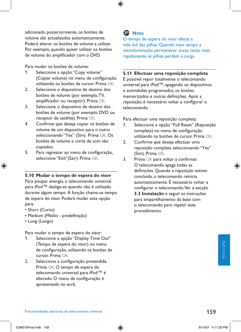 Philips SJM3151 User Manual | Page 159 / 325