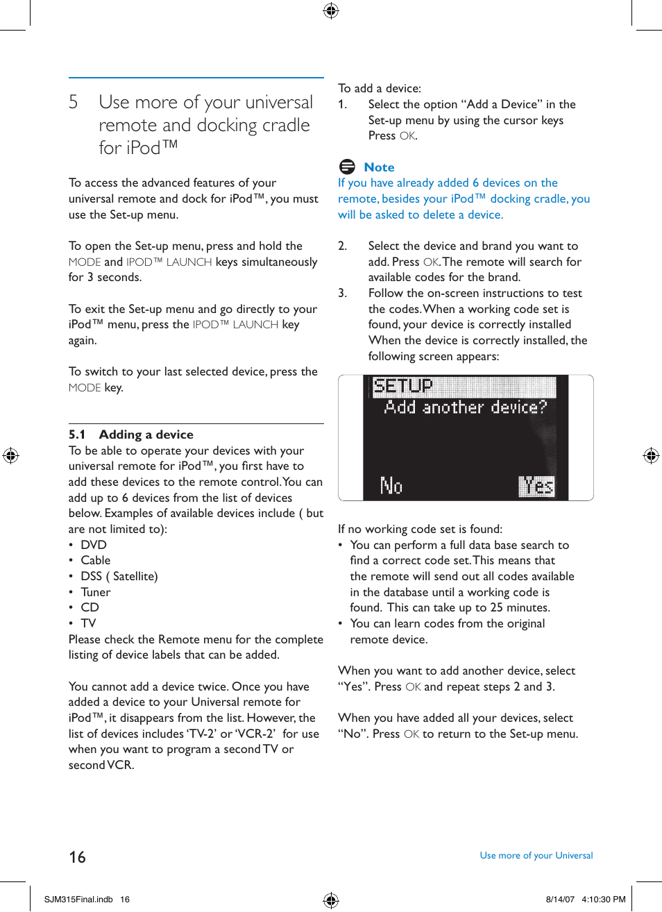 Philips SJM3151 User Manual | Page 16 / 325