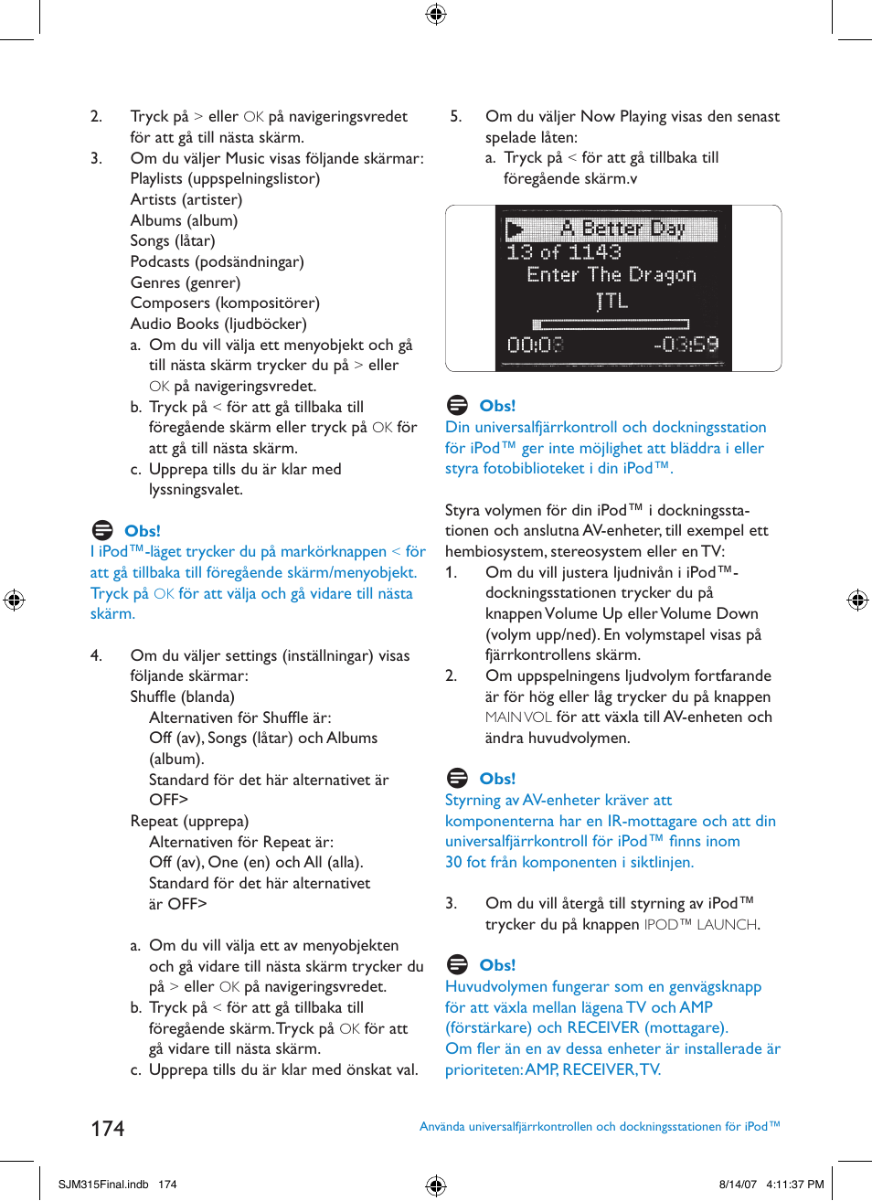 Philips SJM3151 User Manual | Page 174 / 325