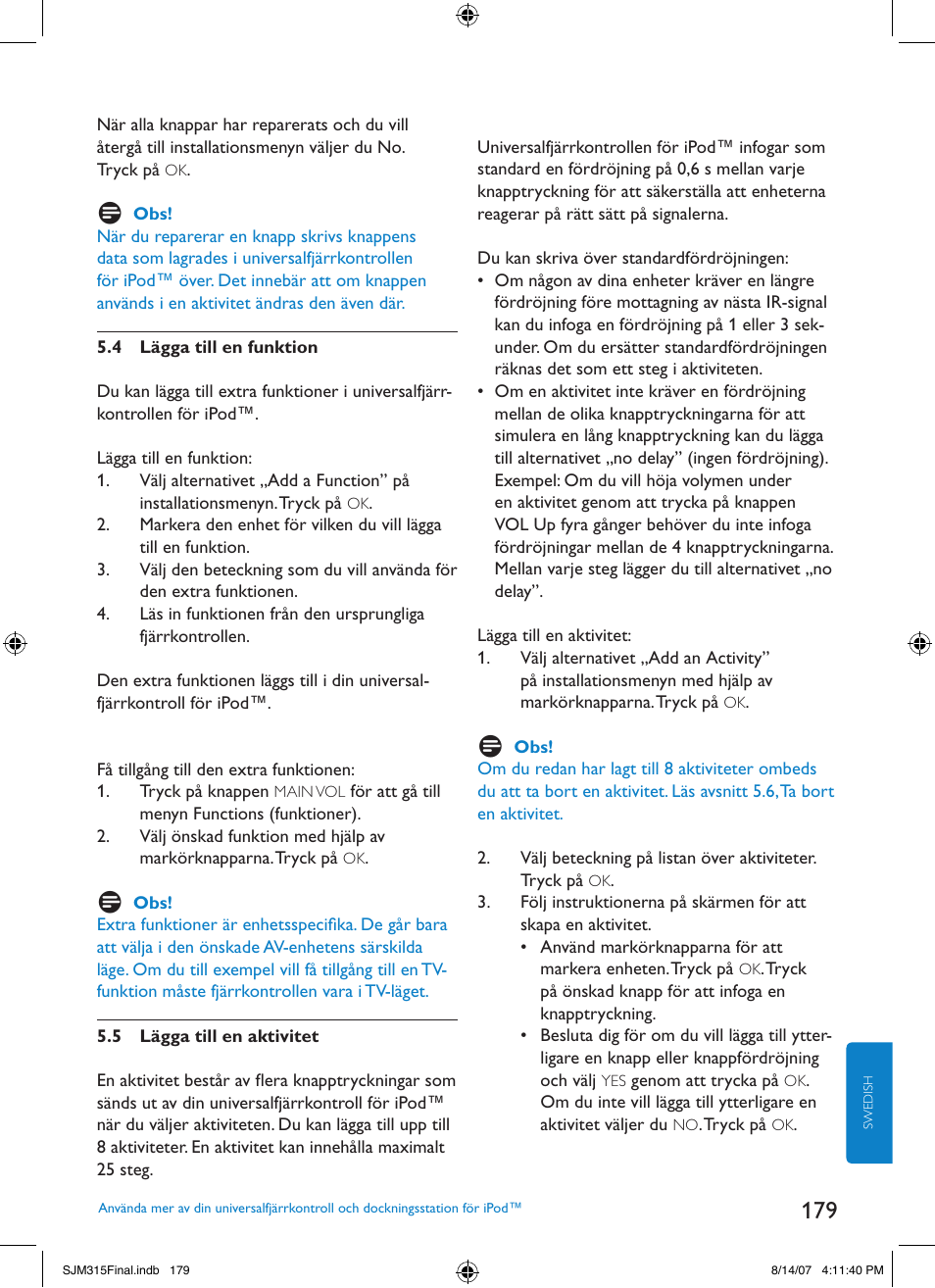 Philips SJM3151 User Manual | Page 179 / 325