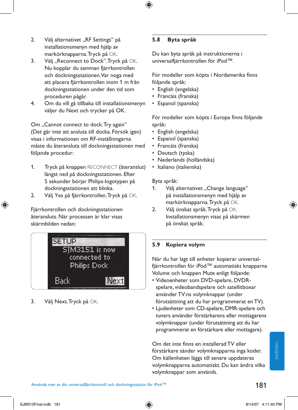 Philips SJM3151 User Manual | Page 181 / 325