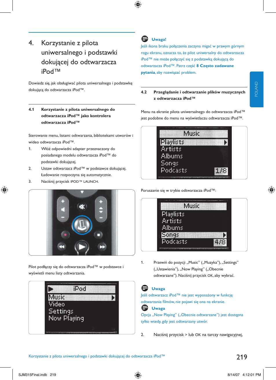 Philips SJM3151 User Manual | Page 219 / 325