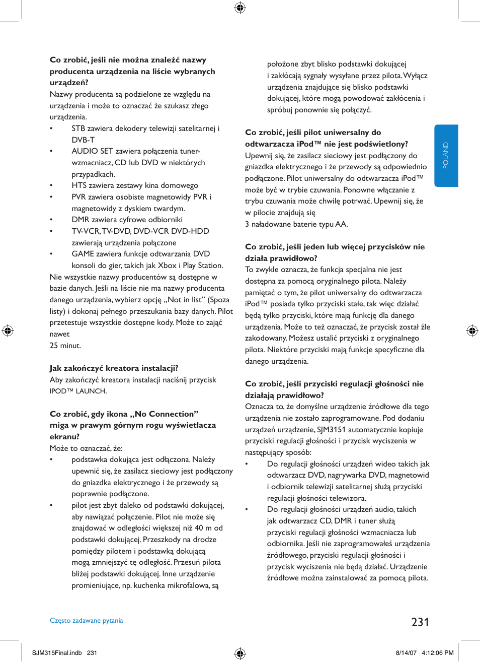 Philips SJM3151 User Manual | Page 231 / 325