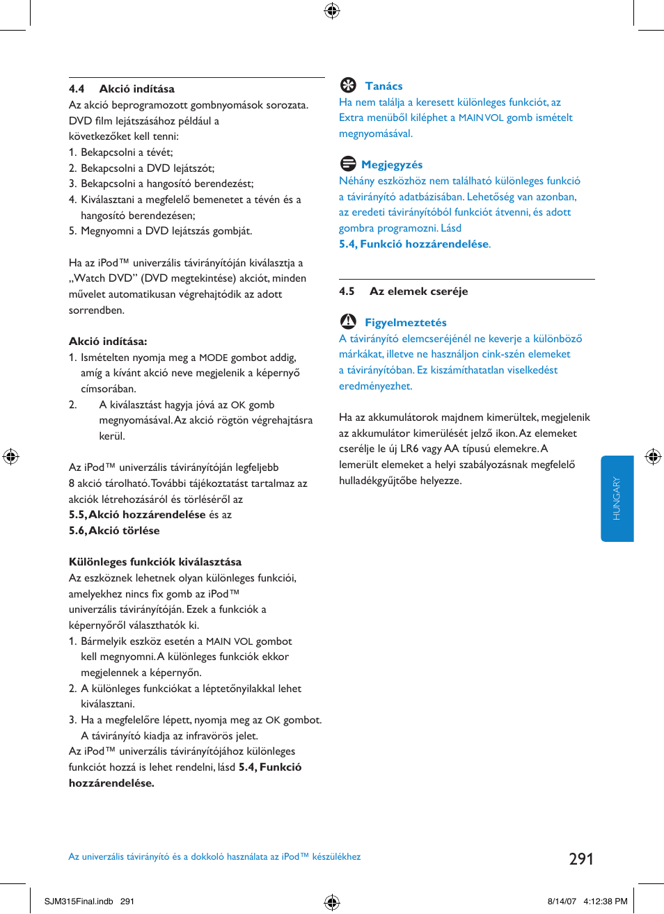 Philips SJM3151 User Manual | Page 291 / 325