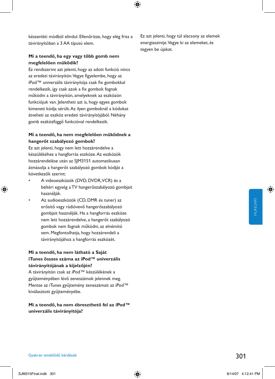 Philips SJM3151 User Manual | Page 301 / 325