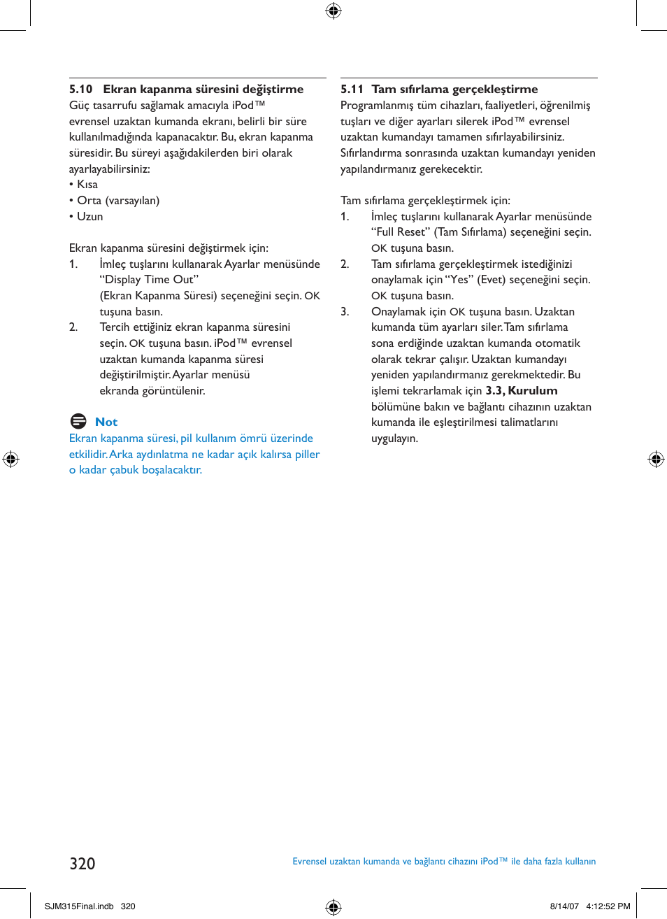 Philips SJM3151 User Manual | Page 320 / 325