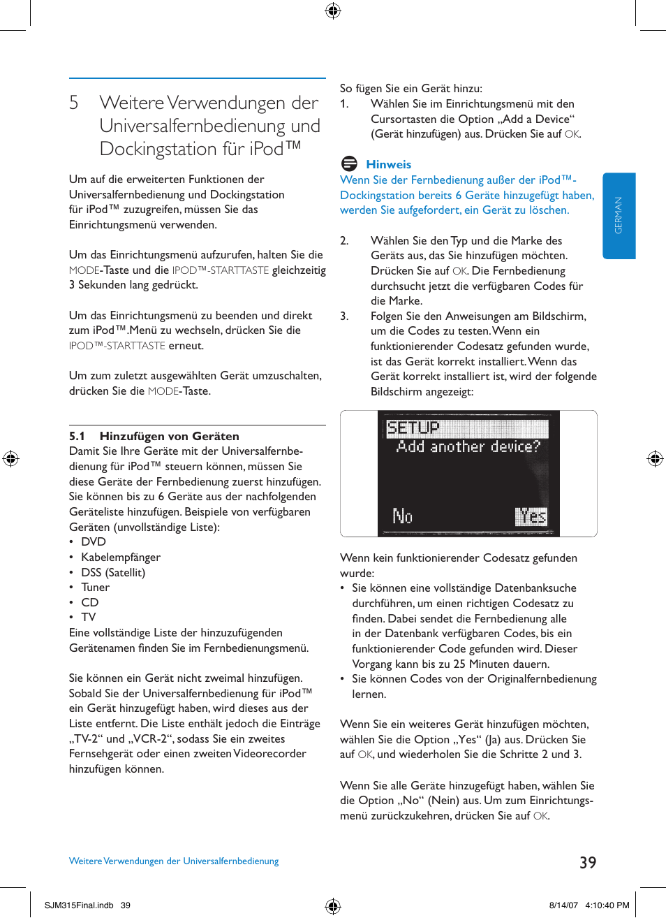 Philips SJM3151 User Manual | Page 39 / 325