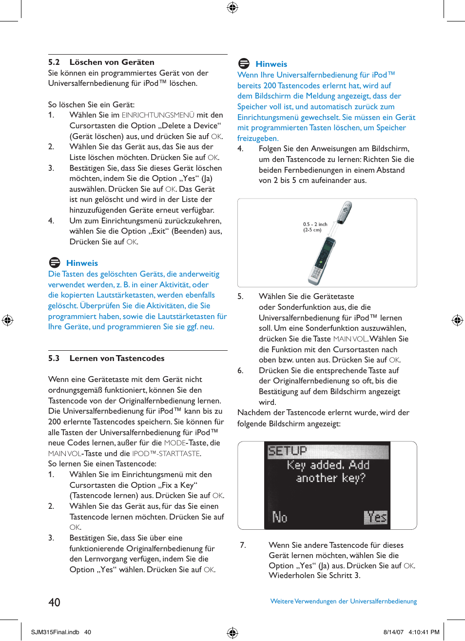 Philips SJM3151 User Manual | Page 40 / 325