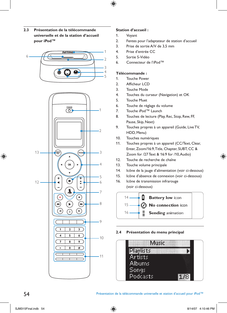 Philips SJM3151 User Manual | Page 54 / 325