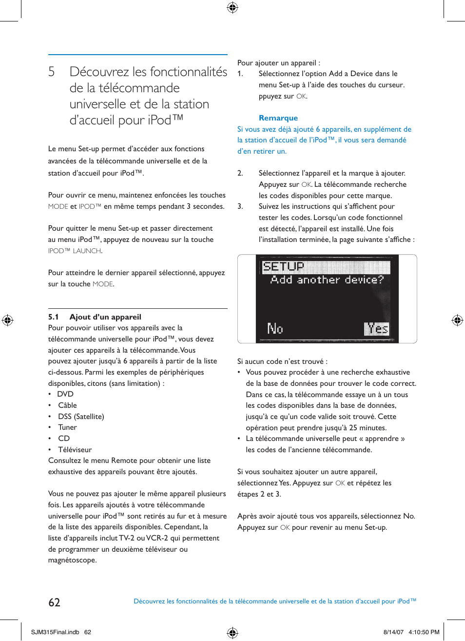 Philips SJM3151 User Manual | Page 62 / 325