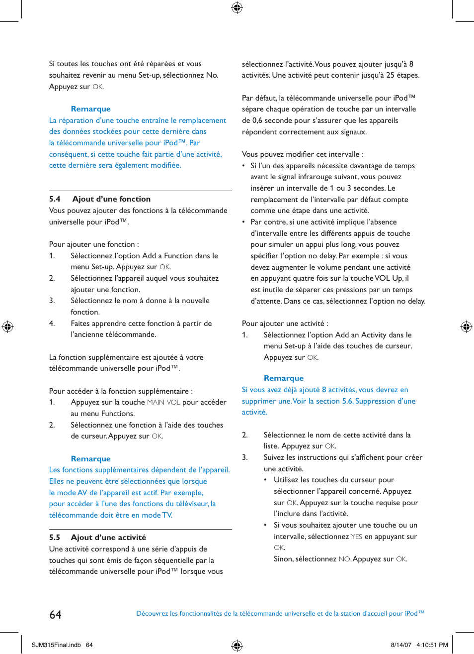 Philips SJM3151 User Manual | Page 64 / 325