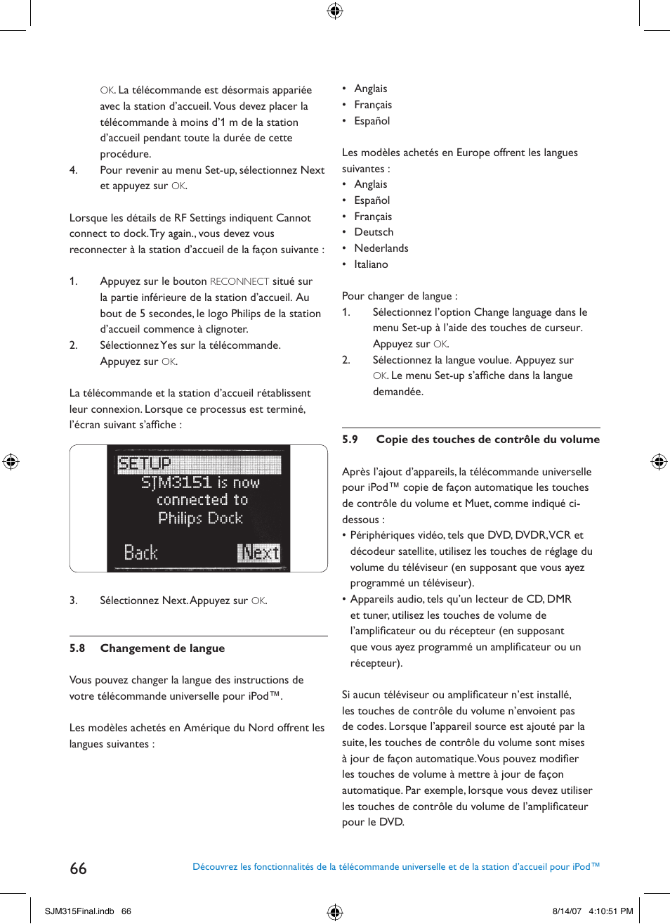 Philips SJM3151 User Manual | Page 66 / 325