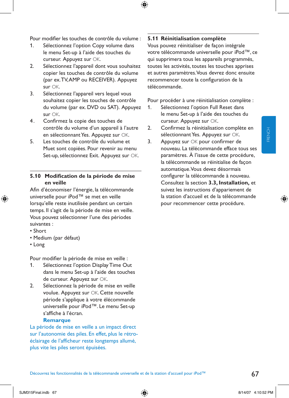 Philips SJM3151 User Manual | Page 67 / 325