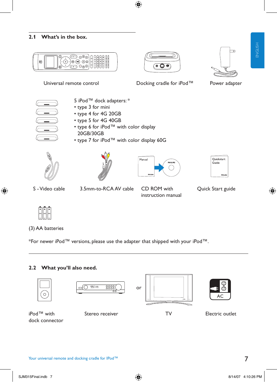 Philips SJM3151 User Manual | Page 7 / 325