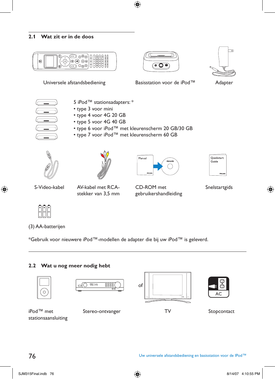 Philips SJM3151 User Manual | Page 76 / 325