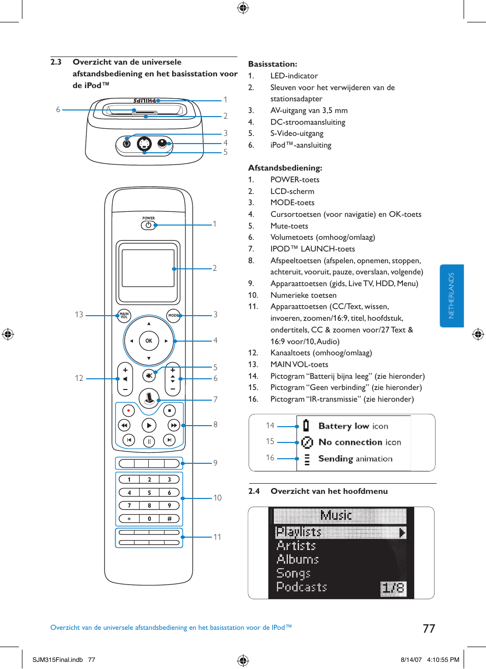 Philips SJM3151 User Manual | Page 77 / 325