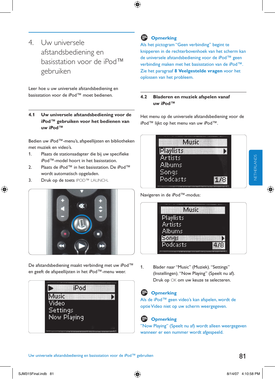 Philips SJM3151 User Manual | Page 81 / 325