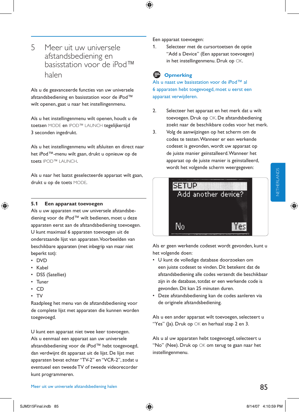 Philips SJM3151 User Manual | Page 85 / 325