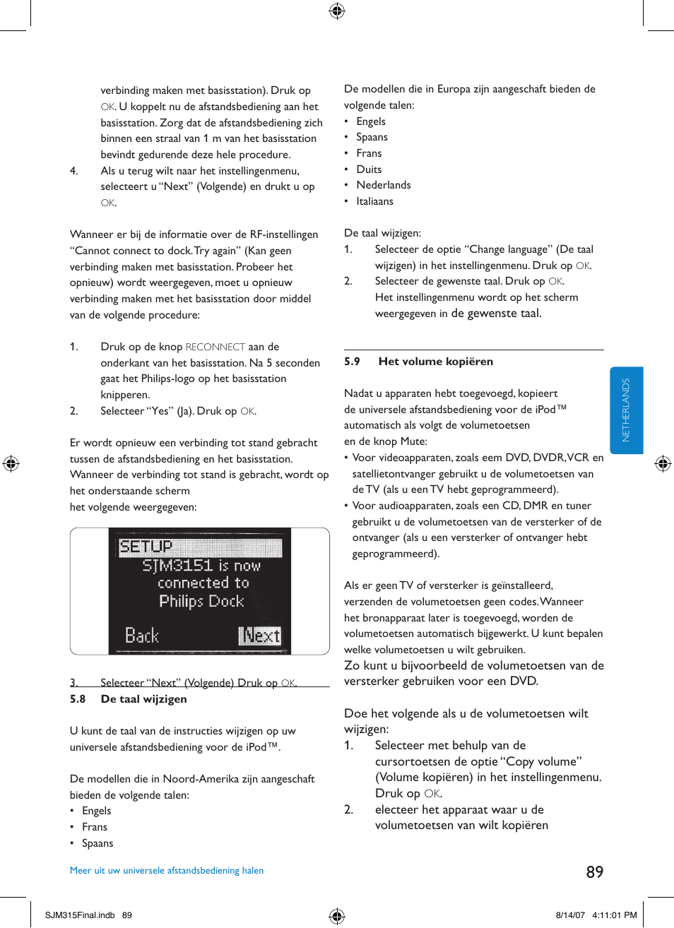 Philips SJM3151 User Manual | Page 89 / 325