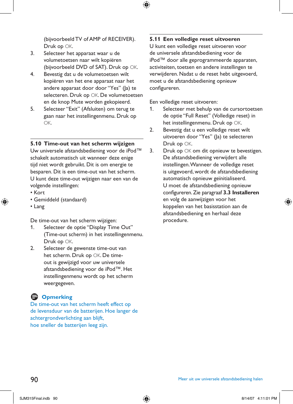 Philips SJM3151 User Manual | Page 90 / 325