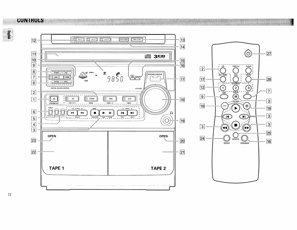 Philips FW390C User Manual | Page 12 / 74