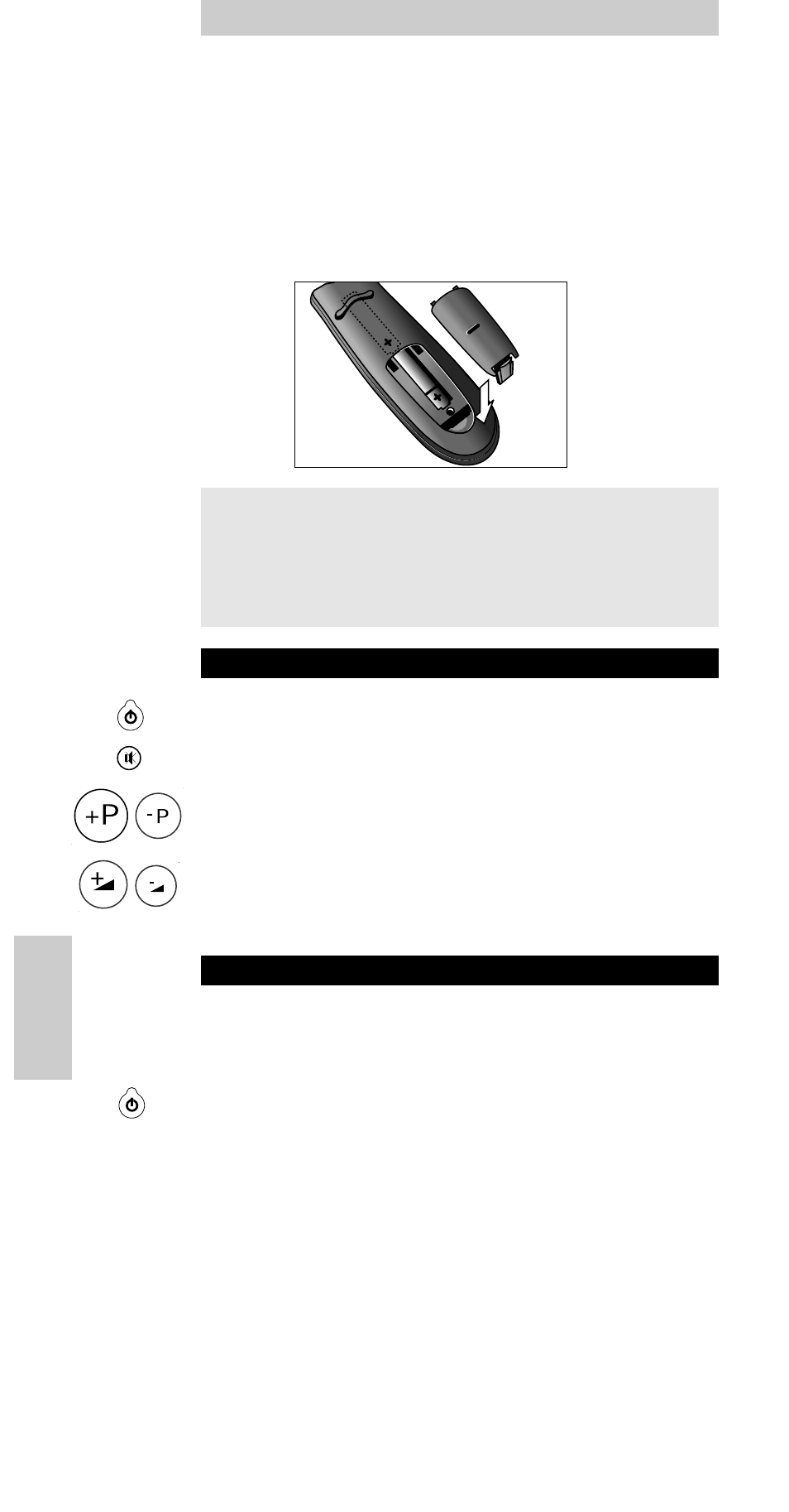 Instalação das pilhas, Teclas e funções, Configurar para utilização | O seu tv é da marca philips, Manual de utilização | Philips sbc ru 110 User Manual | Page 10 / 20