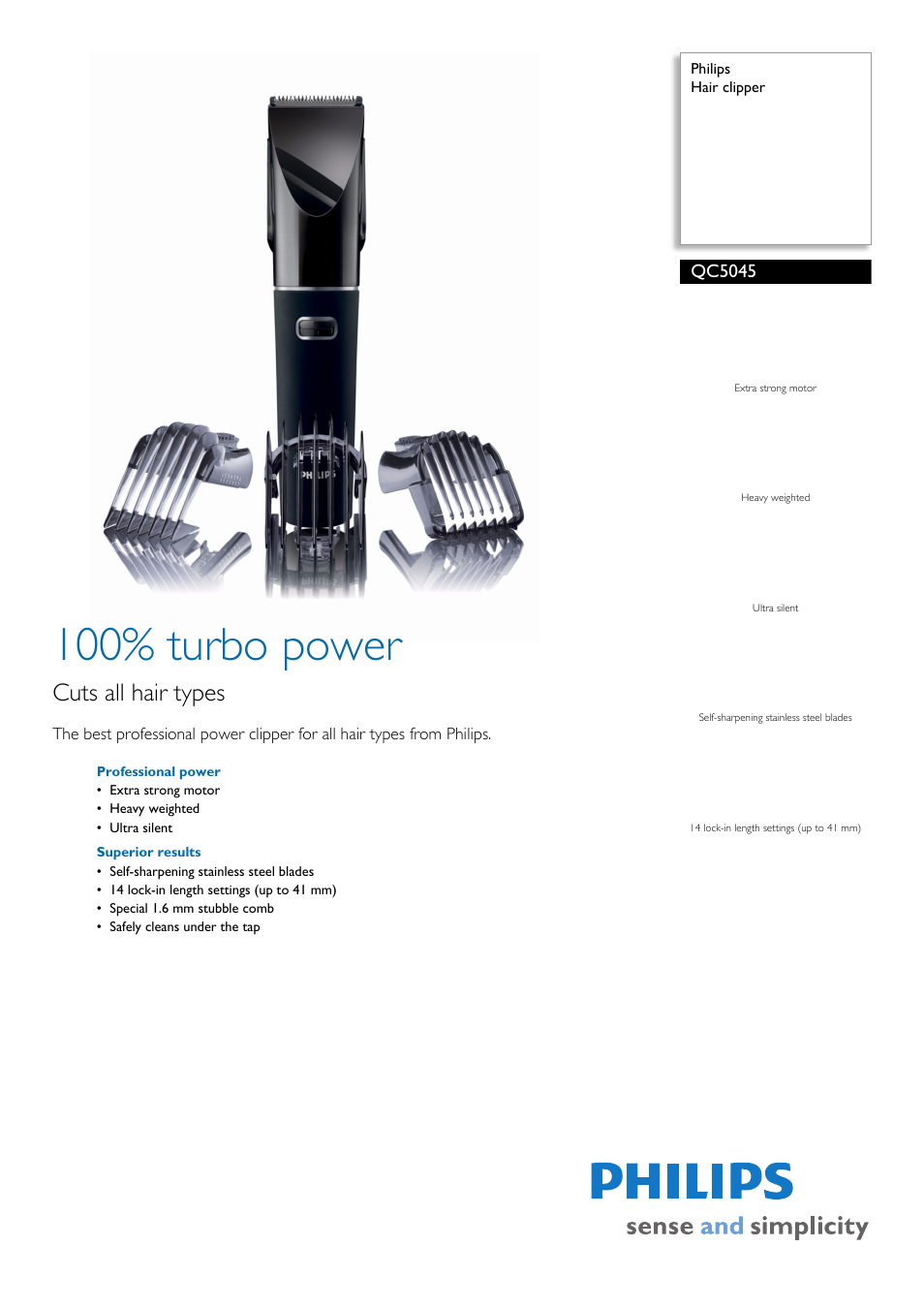 Philips QC5045 User Manual | 2 pages