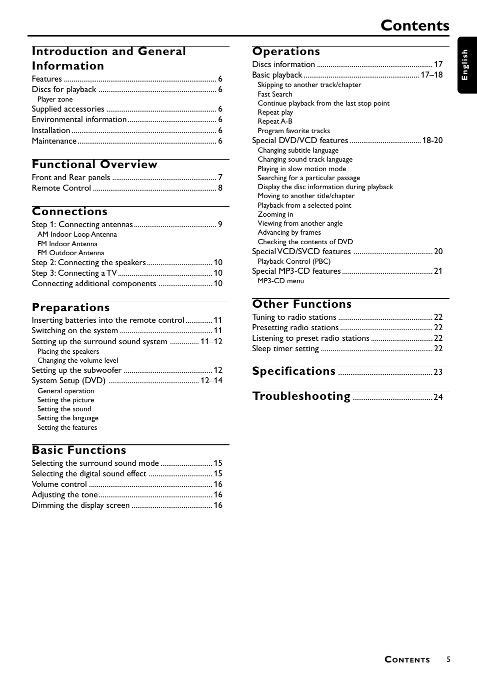 Philips - MX3660D User Manual | Page 7 / 27