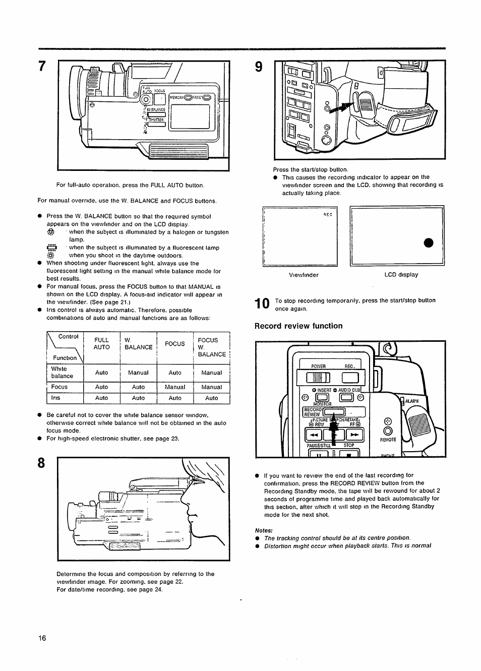 Record review function | Philips VKR 6865 User Manual | Page 18 / 42