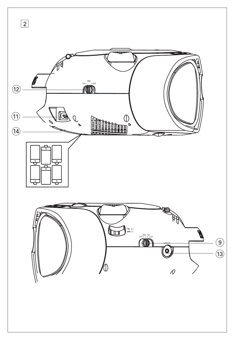 Philips CD SOUNDMACHINE AZ302S User Manual | Page 3 / 14