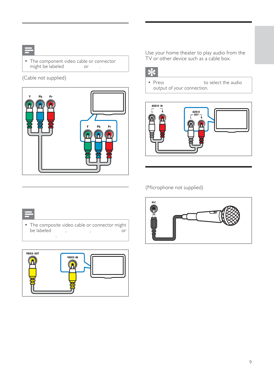 Philips HTS3511E User Manual | Page 9 / 20