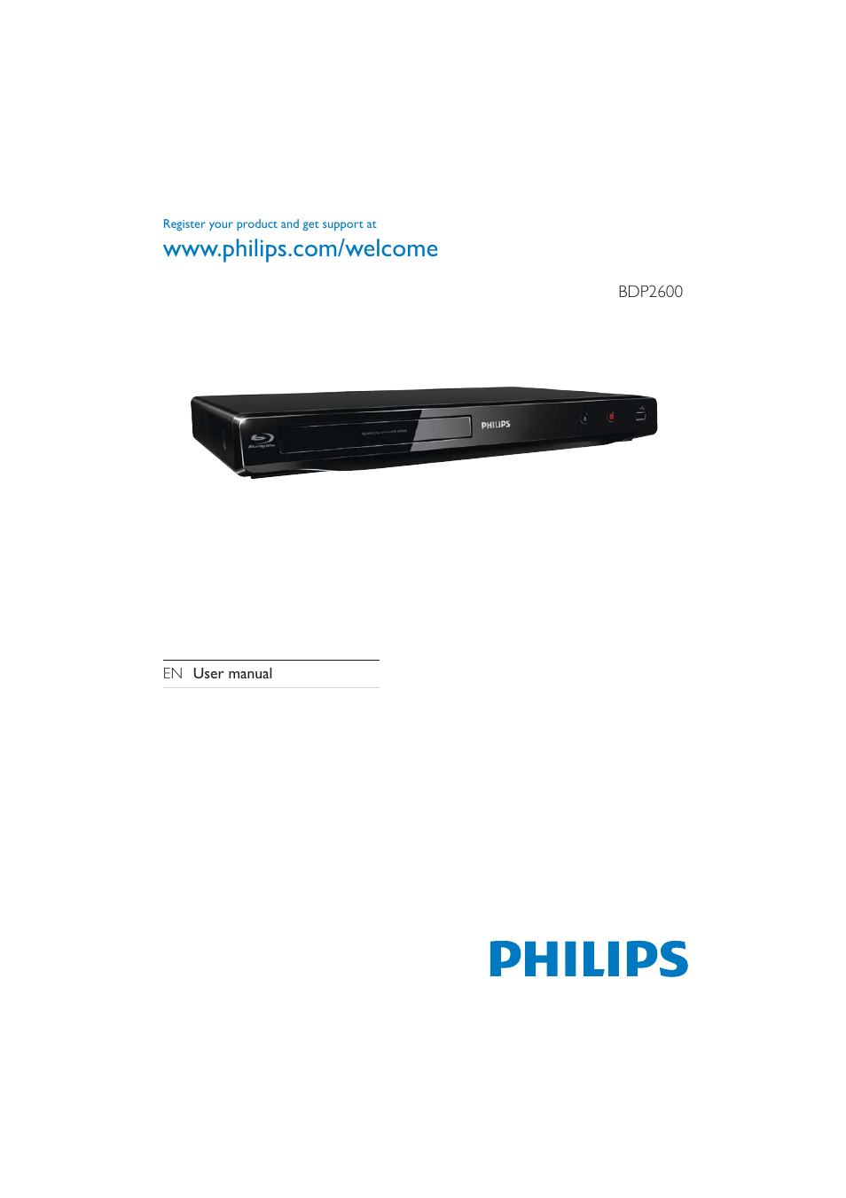 Philips BDP2600 User Manual | 48 pages