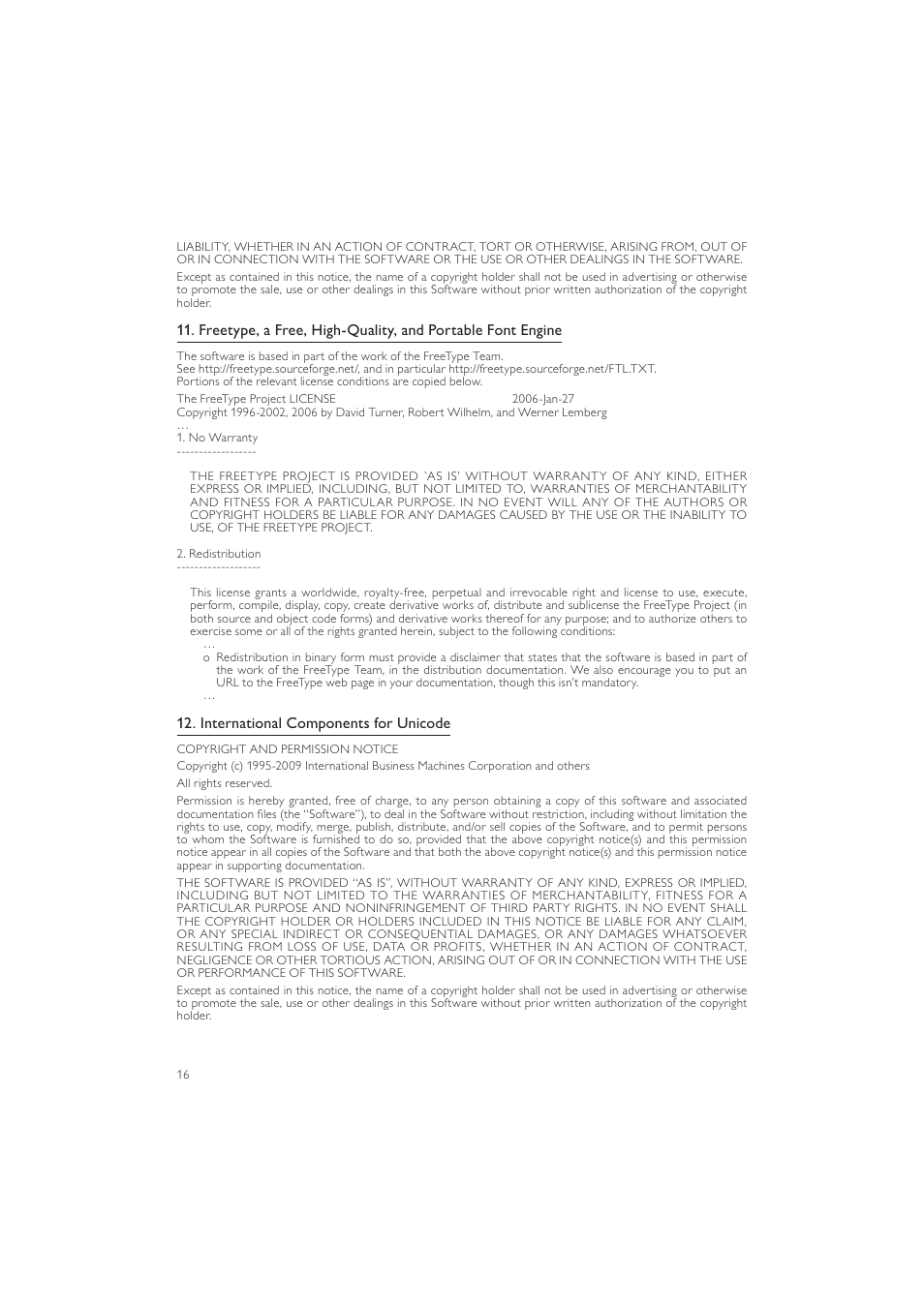 International components for unicode | Philips BDP2600 User Manual | Page 40 / 48