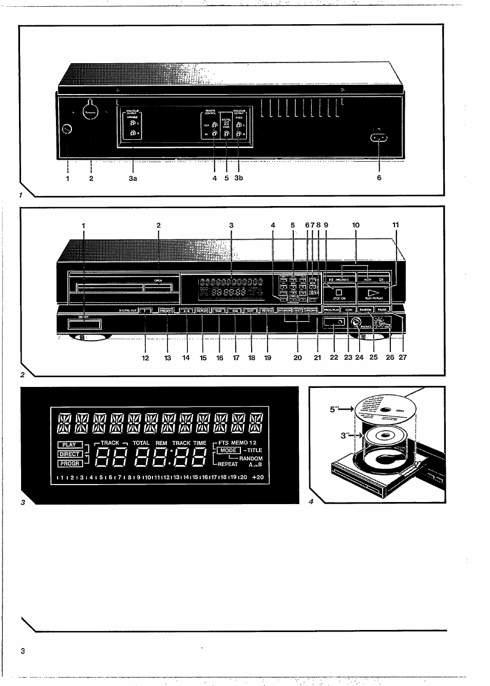 F/isl, U u u u-u u l, 1'f/f | N/l n/l n/l n¿1, M m m nd, M nd | Philips CD 634 User Manual | Page 3 / 14