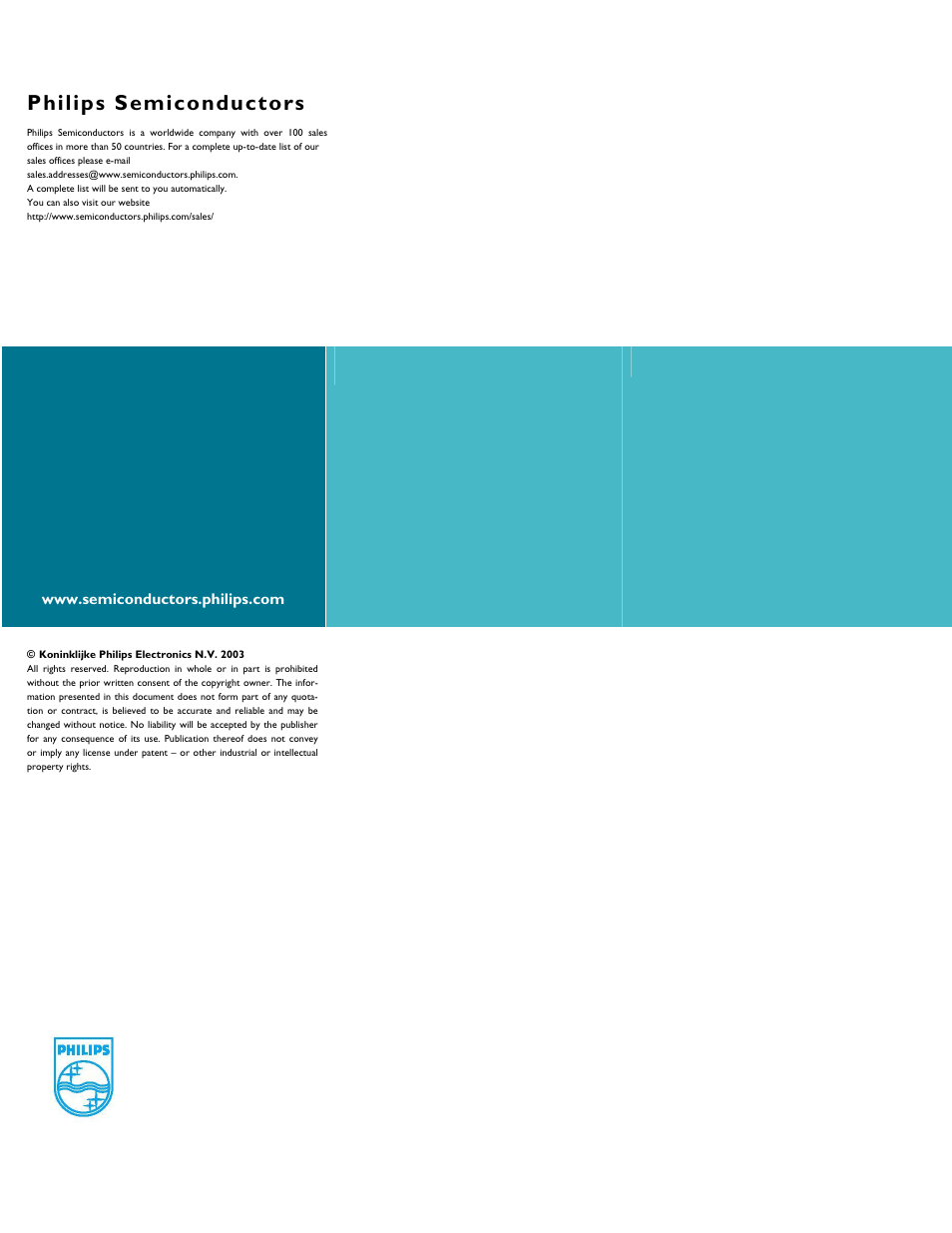 Philips semiconductors | Philips ISP1362 User Manual | Page 35 / 35