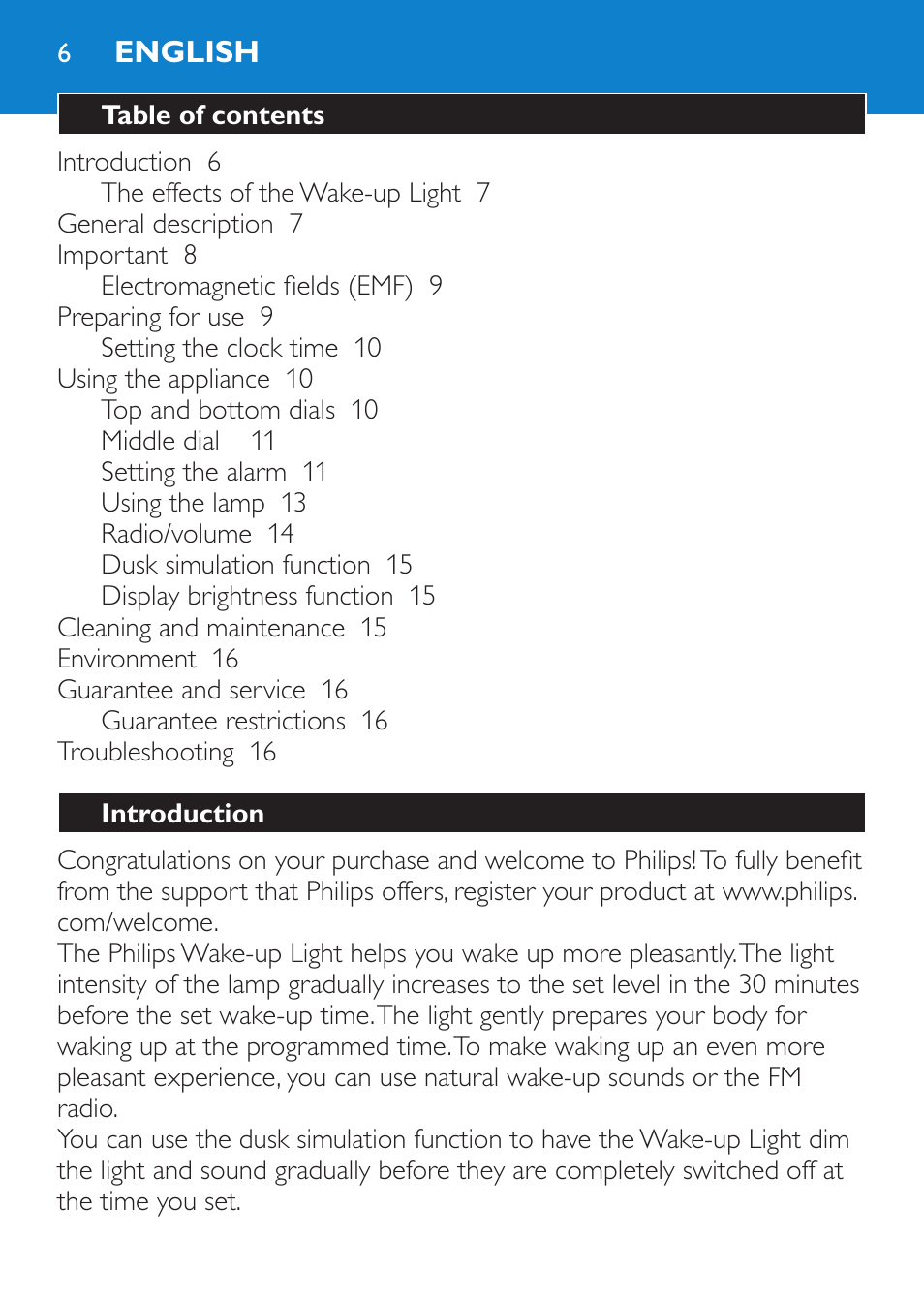 Philips HF3480 User Manual | Page 6 / 36