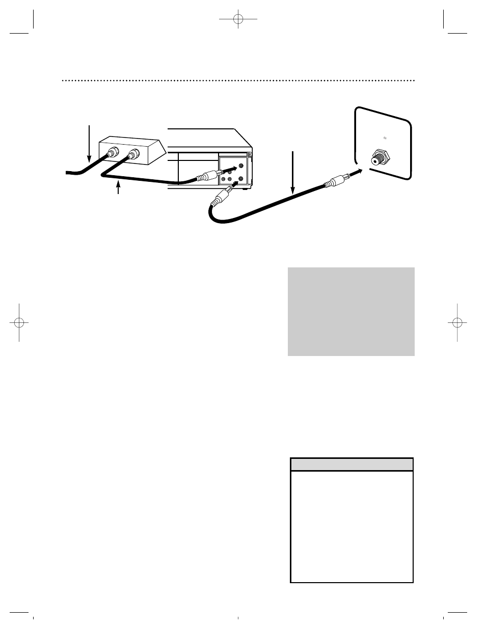 Changed insert new page, 8 hookups with a cable box | Philips SVZ142 User Manual | Page 8 / 48