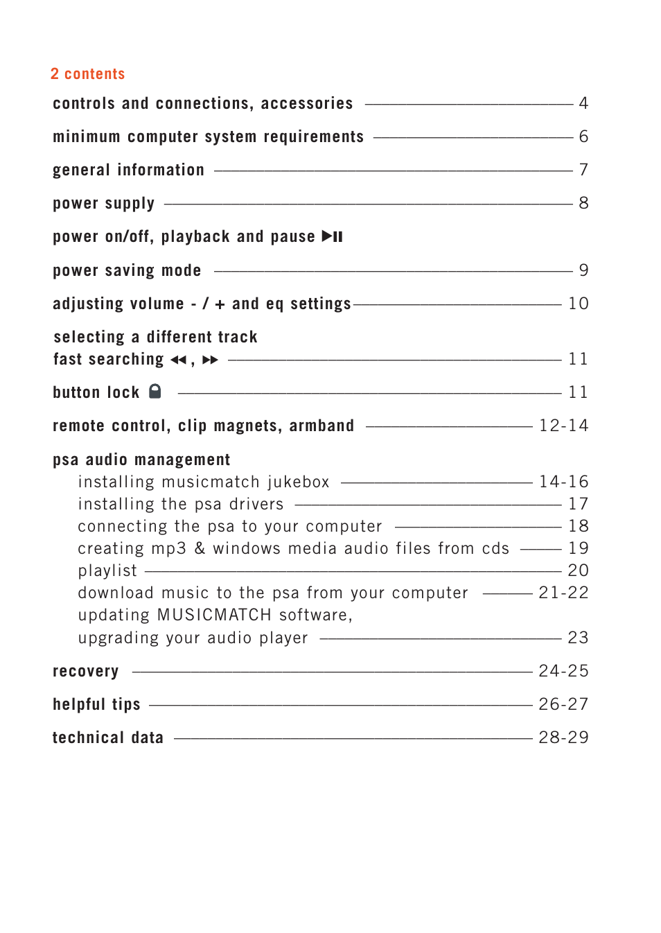 Philips ACT20017 User Manual | Page 2 / 35