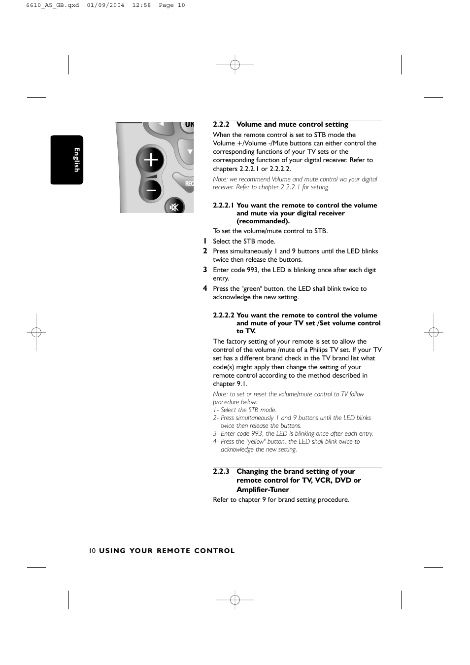 Philips DTR6610 User Manual | Page 12 / 45