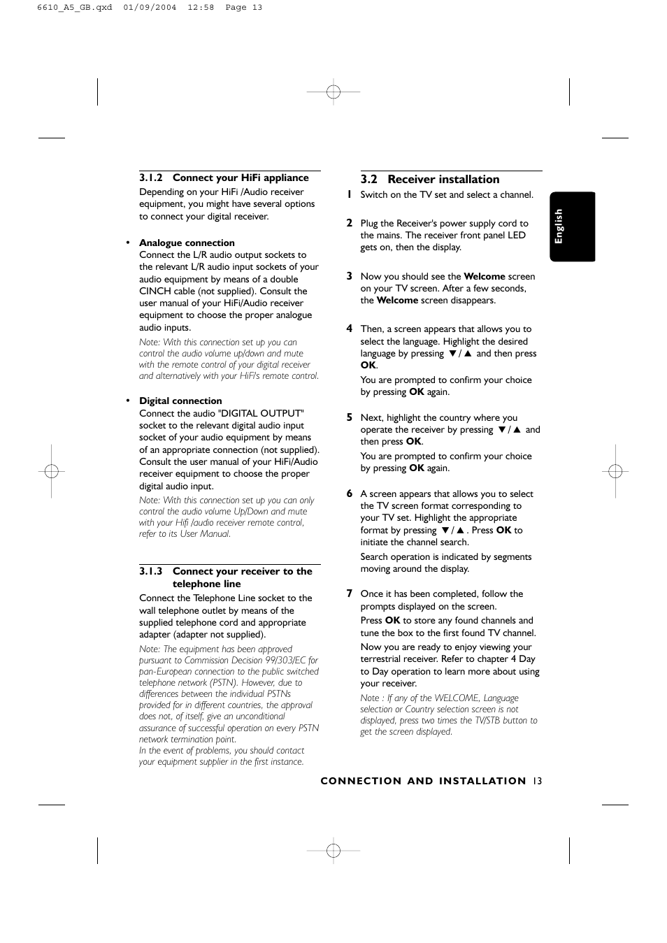 Philips DTR6610 User Manual | Page 15 / 45