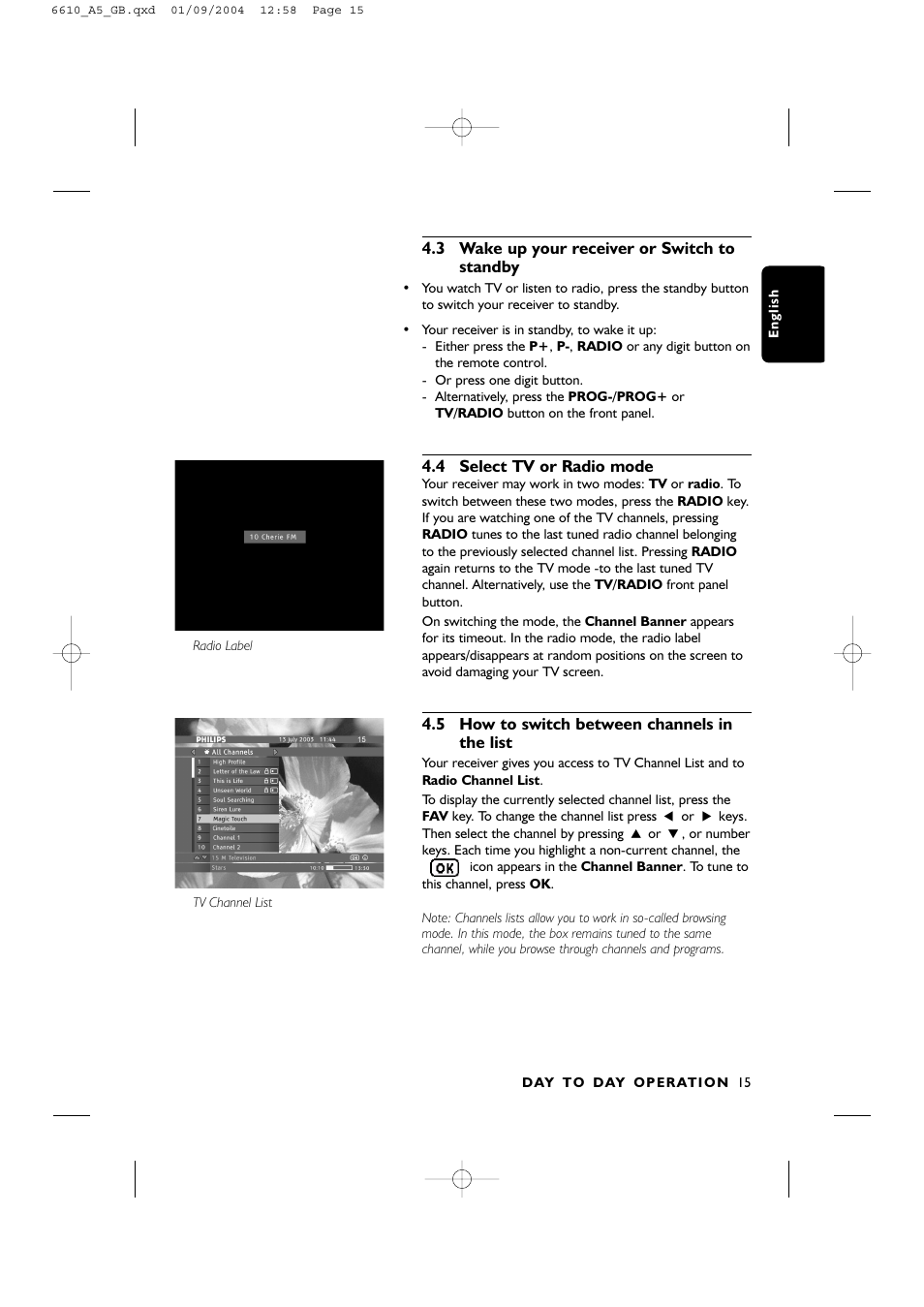 Philips DTR6610 User Manual | Page 17 / 45