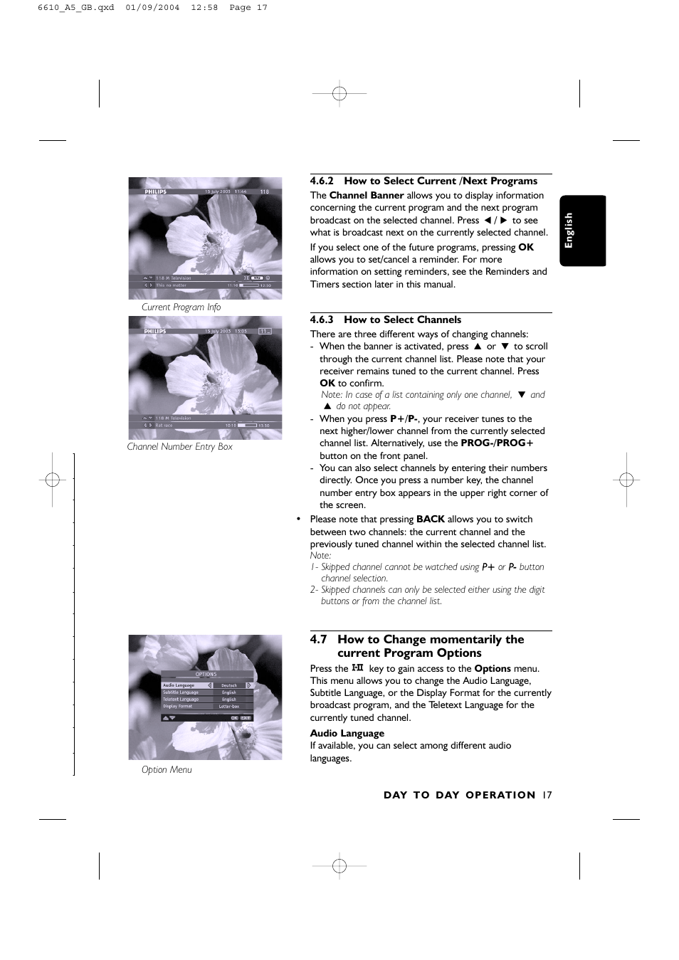 Philips DTR6610 User Manual | Page 19 / 45