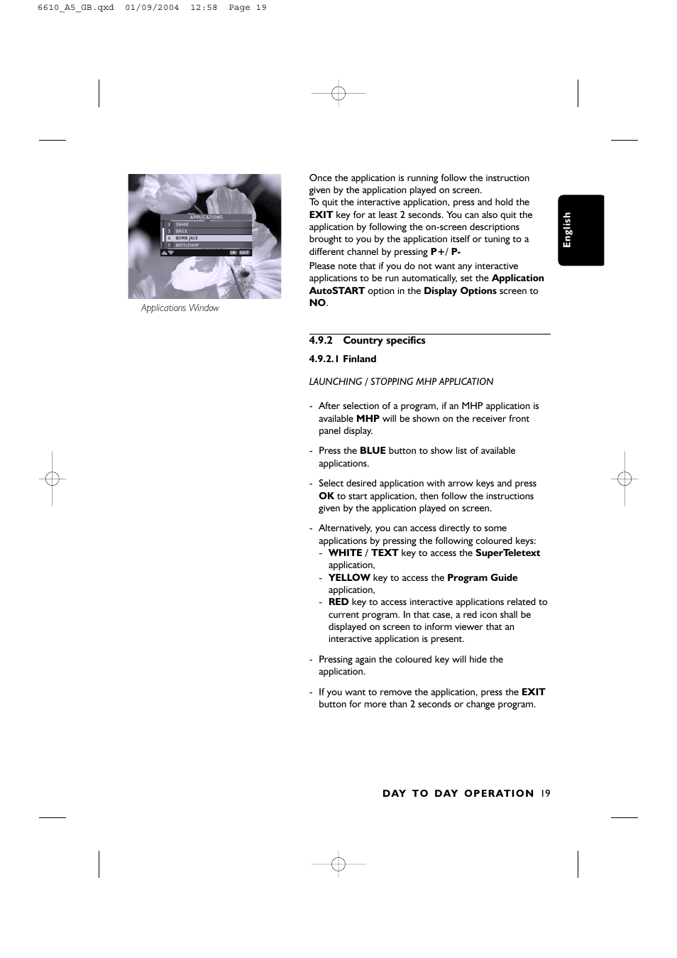 Philips DTR6610 User Manual | Page 21 / 45