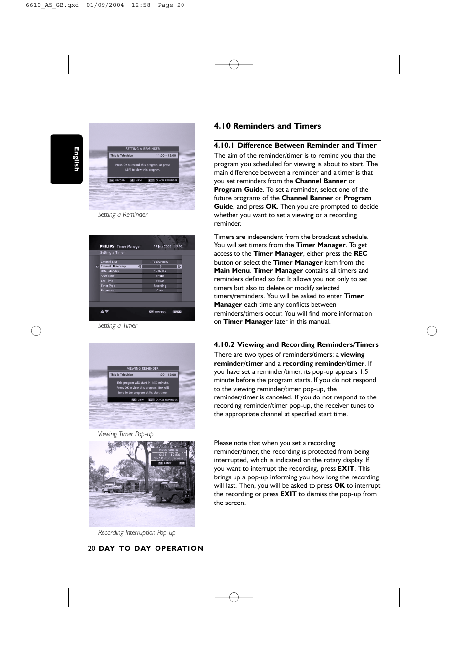 Philips DTR6610 User Manual | Page 22 / 45