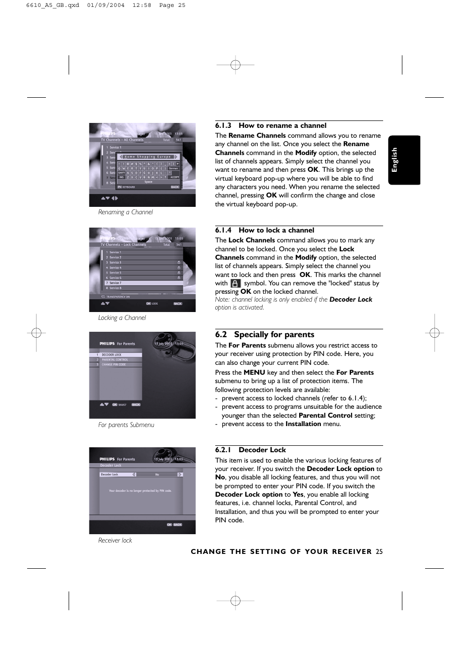 Philips DTR6610 User Manual | Page 27 / 45