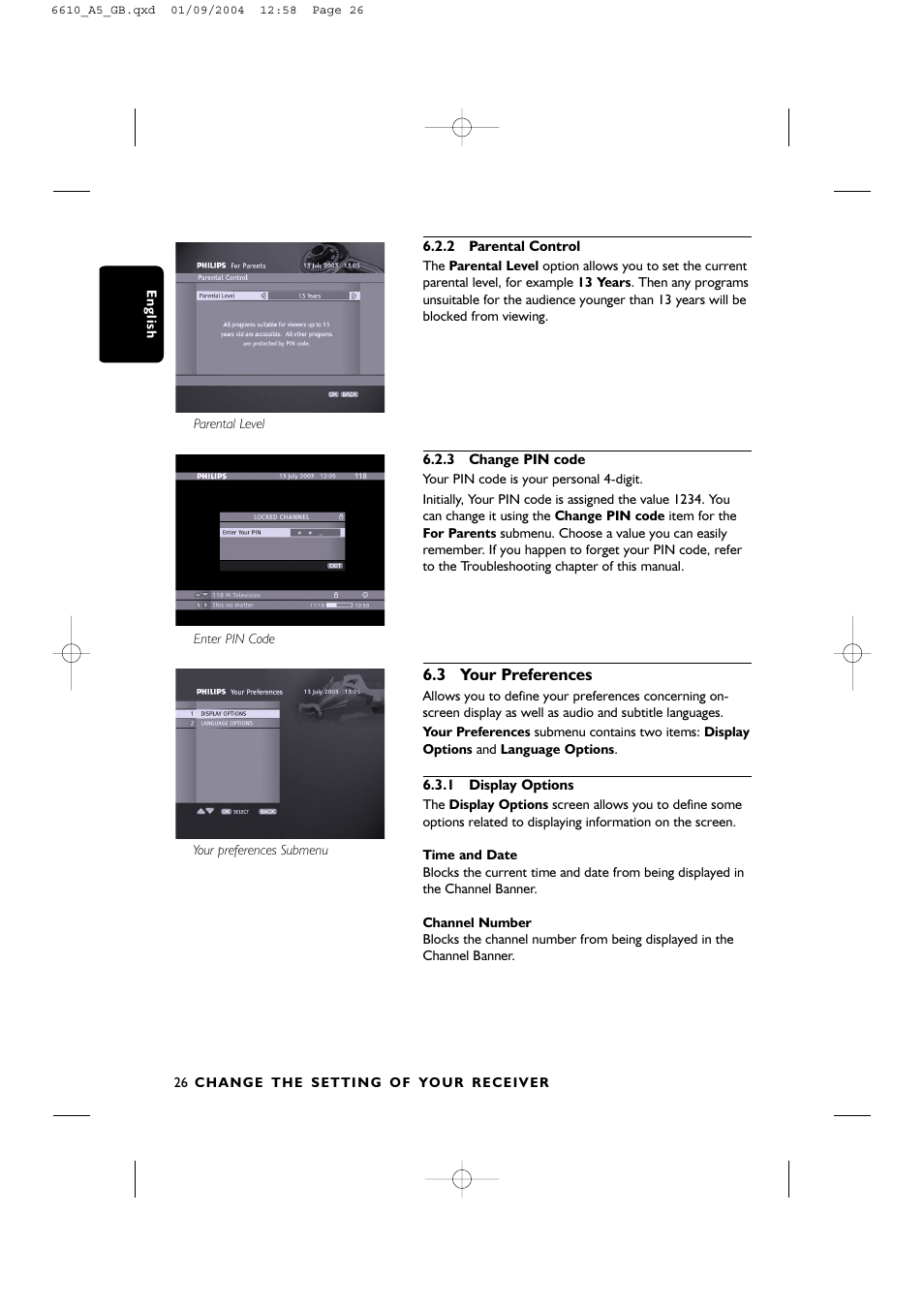 Philips DTR6610 User Manual | Page 28 / 45